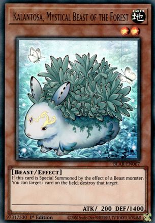 Kalantosa, Mystical Beast of the Forest (BLAR-EN067) - Battles of Legend: Armageddon 1st Edition Battles of Legend: Armageddon Yugioh Single  Squirtle Squad Card Shop.