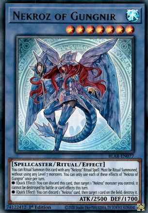 Nekroz of Gungnir (BLAR-EN077) - Battles of Legend: Armageddon 1st Edition Battles of Legend: Armageddon Yugioh Single  Squirtle Squad Card Shop.