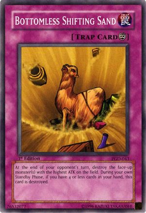 Bottomless Shifting Sand (PGD-043) - Pharaonic Guardian 1st Edition Pharaonic Guardian Yugioh Single  Squirtle Squad Card Shop.