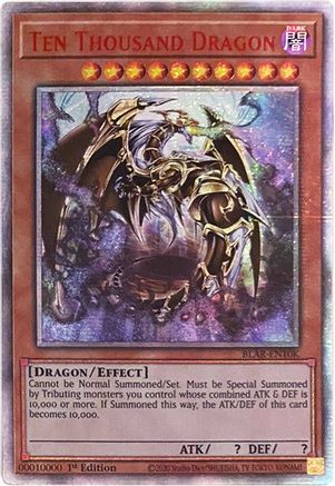 Ten Thousand Dragon (BLAR-EN10K) - Battles of Legend: Armageddon 1st Edition Battles of Legend: Armageddon Yugioh Single  Squirtle Squad Card Shop.