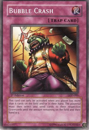 Bubble Crash (LOD-090) - Legacy of Darkness Unlimited Legacy of Darkness Yugioh Single  Squirtle Squad Card Shop.