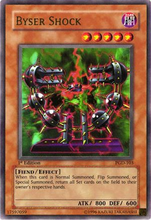 Byser Shock (PGD-103) - Pharaonic Guardian Unlimited Pharaonic Guardian Yugioh Single  Squirtle Squad Card Shop.
