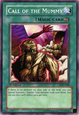 Call of the Mummy (PGD-038) - Pharaonic Guardian 1st Edition Pharaonic Guardian Yugioh Single  Squirtle Squad Card Shop.