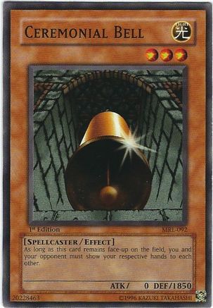 Ceremonial Bell (MRL-092) - Magic Ruler Unlimited Magic Ruler Yugioh Single  Squirtle Squad Card Shop.