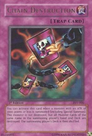 Chain Destruction (PSV-006) - Pharaoh's Servant Unlimited Pharaoh's Servant Yugioh Single  Squirtle Squad Card Shop.