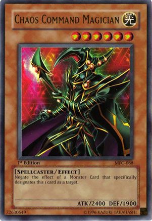 Chaos Command Magician (MFC-068) - Magician's Force Unlimited Magician's Force Yugioh Single  Squirtle Squad Card Shop.
