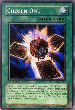 Chosen One (LON-014) - Labyrinth of Nightmare 1st Edition Labyrinth of Nightmare Yugioh Single  Squirtle Squad Card Shop.