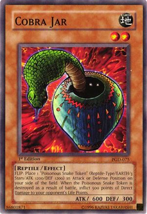 Cobra Jar (PGD-075) - Pharaonic Guardian Unlimited Pharaonic Guardian Yugioh Single  Squirtle Squad Card Shop.