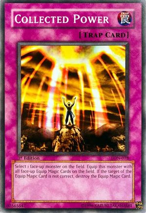 Collected Power (LON-078) - Labyrinth of Nightmare 1st Edition Labyrinth of Nightmare Yugioh Single  Squirtle Squad Card Shop.