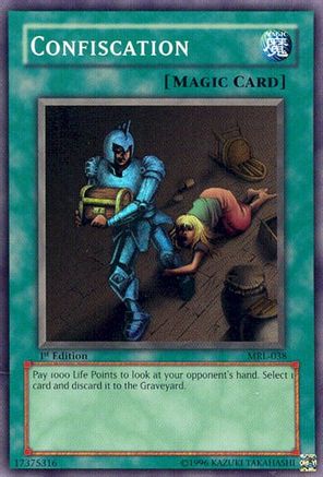 Confiscation (MRL-038) - Magic Ruler Unlimited Magic Ruler Yugioh Single  Squirtle Squad Card Shop.