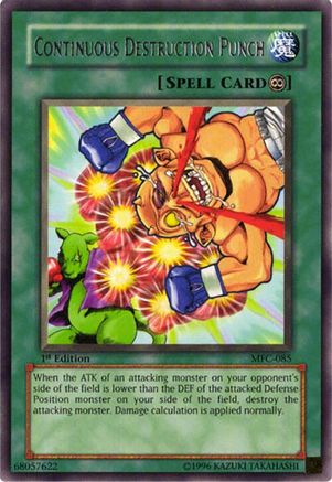 Continuous Destruction Punch (MFC-085) - Magician's Force 1st Edition Magician's Force Yugioh Single  Squirtle Squad Card Shop.