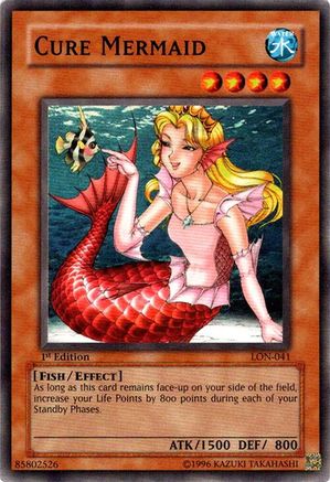 Cure Mermaid (LON-041) - Labyrinth of Nightmare 1st Edition Labyrinth of Nightmare Yugioh Single  Squirtle Squad Card Shop.