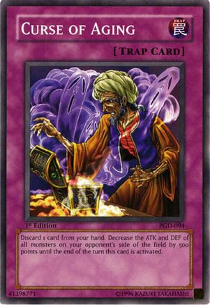Curse of Aging (PGD-094) - Pharaonic Guardian Unlimited Pharaonic Guardian Yugioh Single  Squirtle Squad Card Shop.