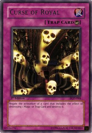 Curse of Royal (PGD-044) - Pharaonic Guardian Unlimited Pharaonic Guardian Yugioh Single  Squirtle Squad Card Shop.