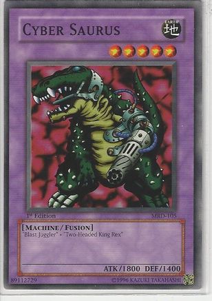 Cyber Saurus (MRD-105) - Metal Raiders 1st Edition Metal Raiders Yugioh Single  Squirtle Squad Card Shop.
