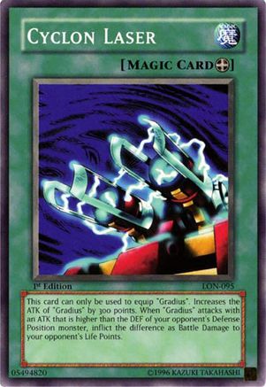 Cyclon Laser (LON-095) - Labyrinth of Nightmare Unlimited Labyrinth of Nightmare Yugioh Single  Squirtle Squad Card Shop.