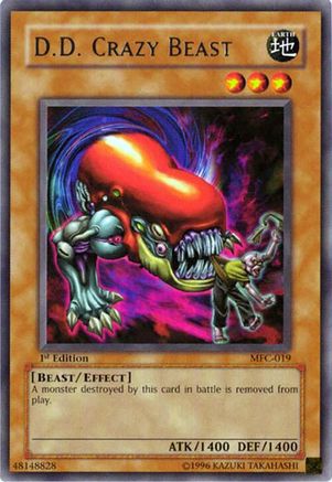 D.D. Crazy Beast (MFC-019) - Magician's Force 1st Edition Magician's Force Yugioh Single  Squirtle Squad Card Shop.