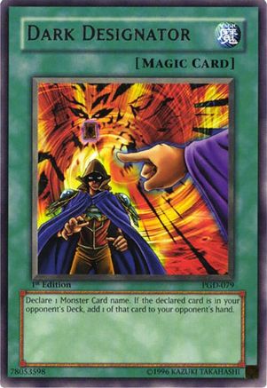 Dark Designator (PGD-079) - Pharaonic Guardian Unlimited Pharaonic Guardian Yugioh Single  Squirtle Squad Card Shop.