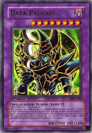 Dark Paladin (1st Edition Artwork) (MFC-105) - Magician's Force 1st Edition Magician's Force Yugioh Single  Squirtle Squad Card Shop.