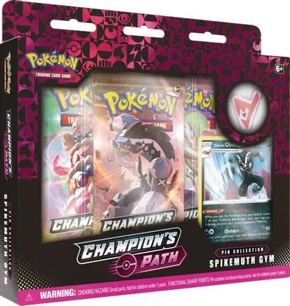 Champion's Path Pin Collection [Spikemuth Gym] Champion's Path Pokemon Sealed  Squirtle Squad Card Shop.