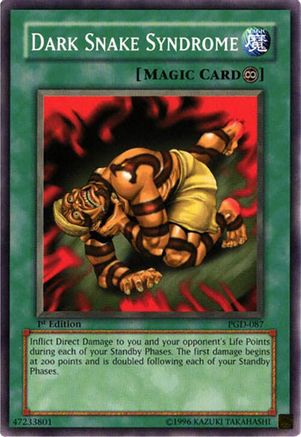 Dark Snake Syndrome (PGD-087) - Pharaonic Guardian 1st Edition Pharaonic Guardian Yugioh Single  Squirtle Squad Card Shop.