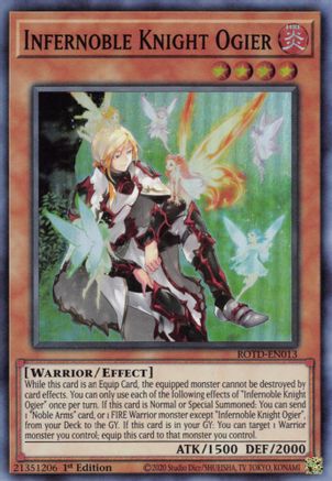 Infernoble Knight Ogier (ROTD-EN013) - Rise of the Duelist 1st Edition Rise of the Duelist Yugioh Single  Squirtle Squad Card Shop.