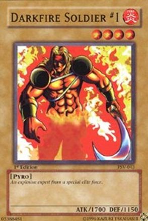 Darkfire Soldier #1 (PSV-043) - Pharaoh's Servant 1st Edition Pharaoh's Servant Yugioh Single  Squirtle Squad Card Shop.