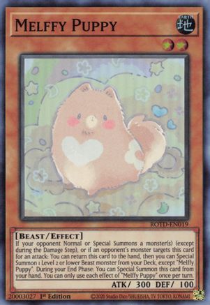 Melffy Puppy (ROTD-EN019) - Rise of the Duelist 1st Edition Rise of the Duelist Yugioh Single  Squirtle Squad Card Shop.