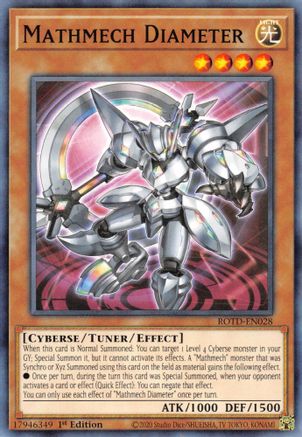 Mathmech Diameter (ROTD-EN028) - Rise of the Duelist 1st Edition Rise of the Duelist Yugioh Single  Squirtle Squad Card Shop.