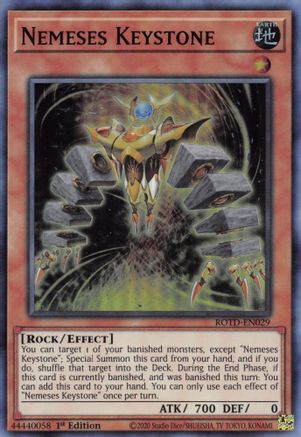 Nemeses Keystone (ROTD-EN029) - Rise of the Duelist 1st Edition Rise of the Duelist Yugioh Single  Squirtle Squad Card Shop.
