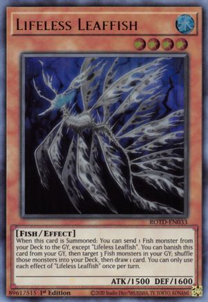 Lifeless Leaffish (ROTD-EN033) - Rise of the Duelist 1st Edition Rise of the Duelist Yugioh Single  Squirtle Squad Card Shop.