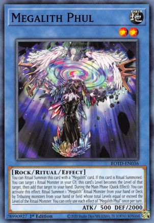 Megalith Phul (ROTD-EN036) - Rise of the Duelist 1st Edition Rise of the Duelist Yugioh Single  Squirtle Squad Card Shop.