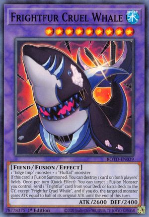 Frightfur Cruel Whale (ROTD-EN039) - Rise of the Duelist 1st Edition Rise of the Duelist Yugioh Single  Squirtle Squad Card Shop.
