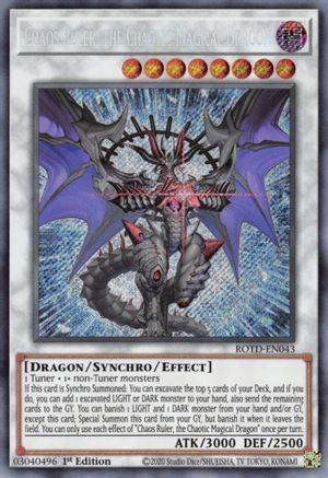 Chaos Ruler, the Chaotic Magical Dragon (ROTD-EN043) - Rise of the Duelist 1st Edition Rise of the Duelist Yugioh Single  Squirtle Squad Card Shop.