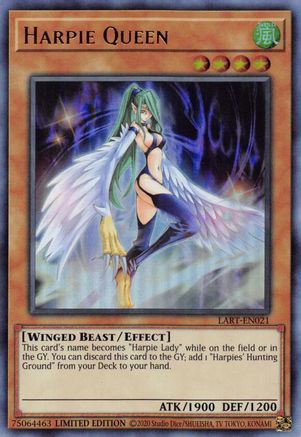 Harpie Queen (LART-EN021) - The Lost Art Promotion Limited The Lost Art Promotion Yugioh Single  Squirtle Squad Card Shop.