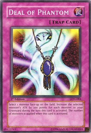 Deal of Phantom (LON-084) - Labyrinth of Nightmare 1st Edition Labyrinth of Nightmare Yugioh Single  Squirtle Squad Card Shop.
