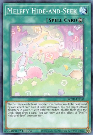 Melffy Hide-and-Seek (ROTD-EN057) - Rise of the Duelist 1st Edition Rise of the Duelist Yugioh Single  Squirtle Squad Card Shop.
