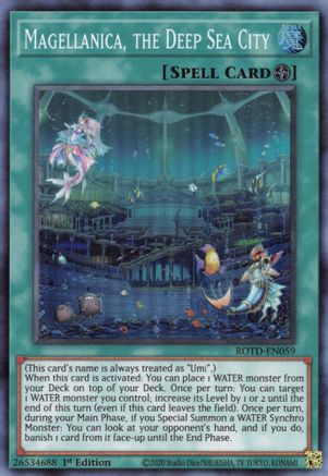 Magellanica, the Deep Sea City (ROTD-EN059) - Rise of the Duelist 1st Edition Rise of the Duelist Yugioh Single  Squirtle Squad Card Shop.