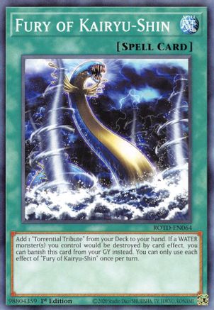 Fury of Kairyu-Shin (ROTD-EN064) - Rise of the Duelist 1st Edition Rise of the Duelist Yugioh Single  Squirtle Squad Card Shop.