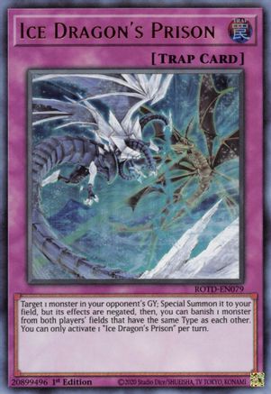 Ice Dragon's Prison (ROTD-EN079) - Rise of the Duelist 1st Edition Rise of the Duelist Yugioh Single  Squirtle Squad Card Shop.