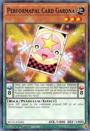 Performapal Card Gardna (ROTD-EN082) - Rise of the Duelist 1st Edition Rise of the Duelist Yugioh Single  Squirtle Squad Card Shop.