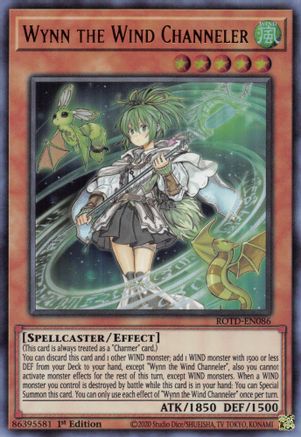 Wynn the Wind Channeler (ROTD-EN086) - Rise of the Duelist 1st Edition Rise of the Duelist Yugioh Single  Squirtle Squad Card Shop.