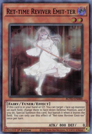 Ret-time Reviver Emit-ter (ROTD-EN088) - Rise of the Duelist 1st Edition Rise of the Duelist Yugioh Single  Squirtle Squad Card Shop.
