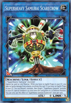 Superheavy Samurai Scarecrow (ROTD-EN097) - Rise of the Duelist 1st Edition Rise of the Duelist Yugioh Single  Squirtle Squad Card Shop.