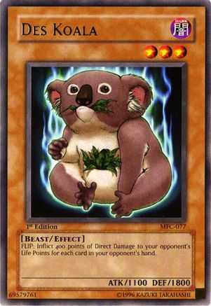 Des Koala (MFC-077) - Magician's Force 1st Edition Magician's Force Yugioh Single  Squirtle Squad Card Shop.