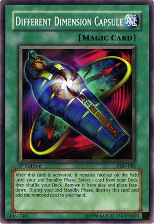 Different Dimension Capsule (PGD-083) - Pharaonic Guardian 1st Edition Pharaonic Guardian Yugioh Single  Squirtle Squad Card Shop.