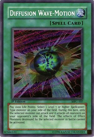 Diffusion Wave-Motion (MFC-107) - Magician's Force 1st Edition Magician's Force Yugioh Single  Squirtle Squad Card Shop.