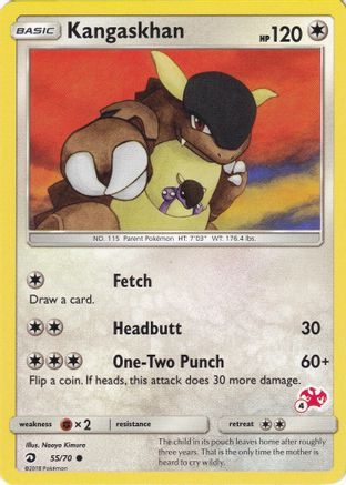 Kangaskhan - 55/70 (#4 Charizard Stamped)/70  Battle Academy - Promo Battle Academy Pokemon Single  Squirtle Squad Card Shop.