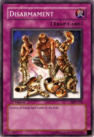 Disarmament (MFC-102) - Magician's Force 1st Edition Magician's Force Yugioh Single  Squirtle Squad Card Shop.