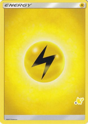 Lightning Energy (#3 Pikachu Stamped)  Battle Academy - Promo Battle Academy Pokemon Single  Squirtle Squad Card Shop.